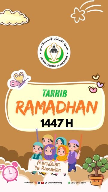Ramadhan Semakin Dekat....
Bulan ampunan, bulan keberkahan, bulan dimana setiap doa lebih dekat untuk dikabulkan.
Mari kita sambut dengan hati yang bersih, niat yang tulus, dan tekad untuk menjadi pribadi yang lebih baik.
Semoga Allah SWT mempertemukan kita dengan Ramadhan dalam keadaan sehat dan penuh iman.
Allahumma Balighna Ramadhan
#TarhibRamadhan
#MarhabanYaaRamadhan
#Ramadhan2026