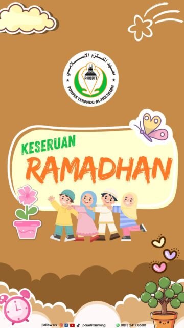 Puasa itu apa yaaa???
Puasa bukan cuma menahan lapar dan haus, tapi Belajar jadi anak hebat,
Belajar sabar walau haus,
Belajar jujur walau tidak ada yang melihat,
Belajar berbagi dengan teman,
Dan belajar bersyukur atas nikmat dari Allah 😊💕
Puasa mengajarkan si kecil tentang kebaikan dengan cara yang sederhana dan penuh cinta. 💞
Selamat Menunaikan Ibadah Puasa 🤗
#pauditamkng
#marhabanyaramadhan
#puasaramadhan