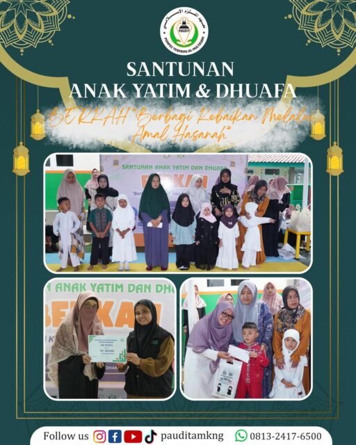 Santunan Anak Yatim & Dhuafa
Berkah “Berbagi Kebaikan Melalui Amal Hasanah”

#ramadhan #pauditamkng