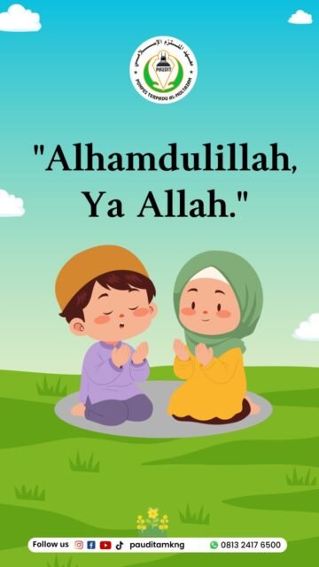 “Tangan kecil yang menengadah dalam doa mengajarkan kita bahwa rasa syukur adalah awal dari kebahagiaan.”

#pauditamkng 
#jumatberkah