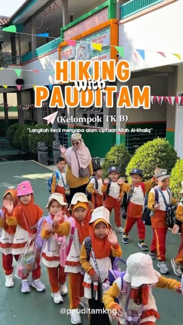 Hiking with PAUDIT Al-Multazam✨🌳
.
Kelompok TK A
.
“Langkah kecil menyapa alam, ciptaan Allah Al-kholiq.”
#pauditamkng 
#pauditalmultazam 
#hiking
#LangkahKecilMenyapaAlam